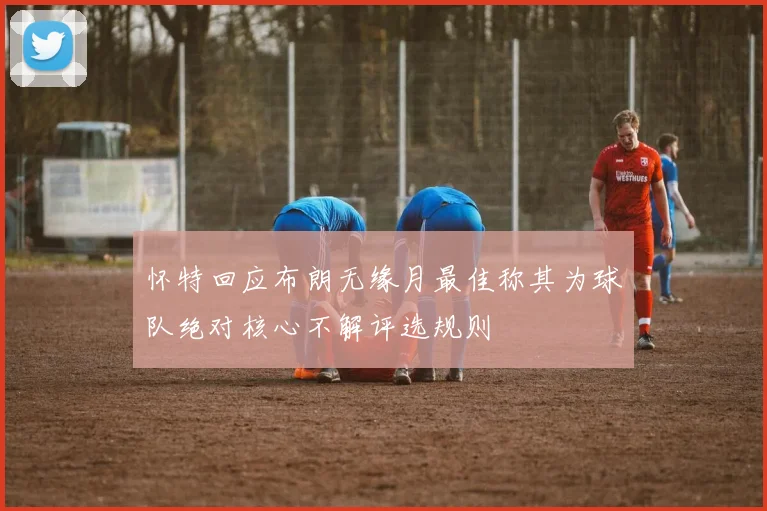 怀特回应布朗无缘月最佳称其为球队绝对核心不解评选规则